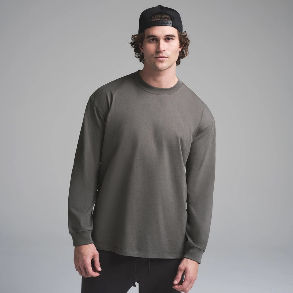 Skims ⚜️ Heavyweight Cotton MENS RELAXED LONG SLEEVE T-SHIRT ✨NWT✨